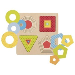 Puzzle stratificat Forme geometrice imagine