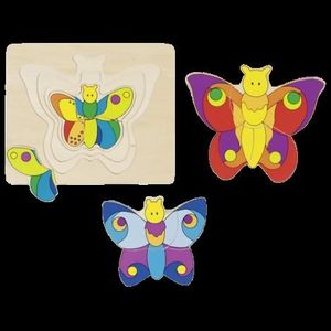Puzzle stratificat Fluturele imagine