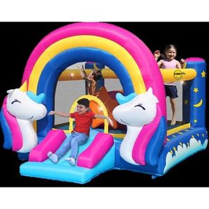 Spatiu de joaca gonflabil Fantasy Unicron happyHop 8004 imagine