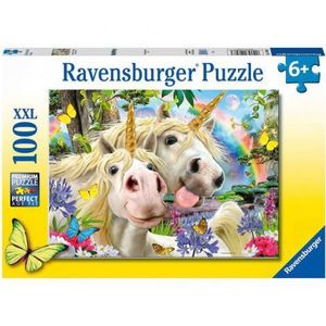 PUZZLE SELFIE CU UNICORNI, 100 PIESE imagine