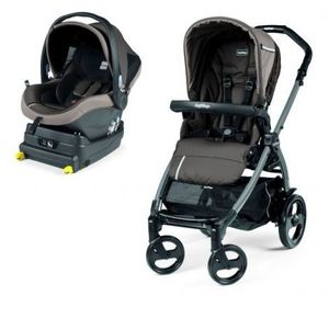 Carucior 2 in 1 Peg Perego, Book 51 Titania i-Size (baza i-size inclusa), Class Grey (sasiu + hamac + scaun auto), 0 - 22 kg imagine