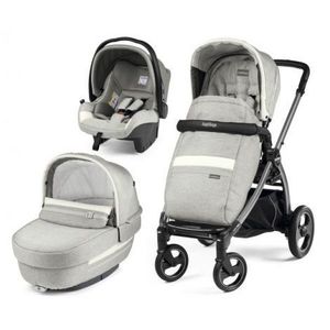 Carucior 3 In 1, Peg Perego, Book Plus S, Titania, Luxe Pure imagine