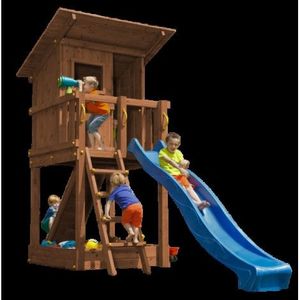 Spatiu de joaca din lemn BeachHut BlueRabbit 2.0 imagine