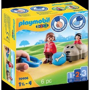 1.2.3 MAMA SI FETITA CU MASINUTA CATEL imagine