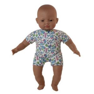 Papusa bebelus cu corp moale Sudamerican 40 cm imagine