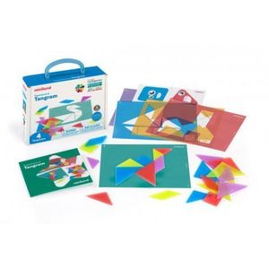 Joc creativ Tangram traditional cu piese translucide imagine