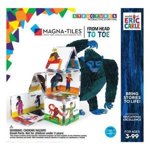 Din cap pana in picioare, Eric Carle, Magna-Tiles Structures imagine