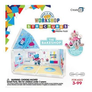 Patiseria, set cu autocolante, Magna-Tiles Structures imagine