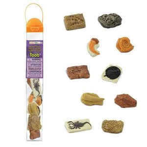 Tub cu figurine Fosile antice imagine
