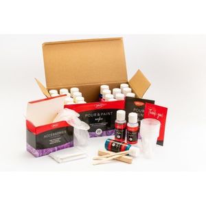 Set 20 culori acril - 60 ml POURING imagine