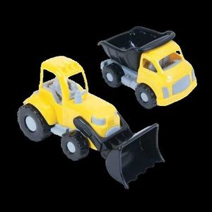 Camion si excavator imagine