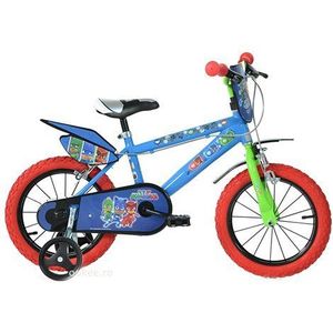 Bicicleta copii 4-6 ani, 16 inch, Pj Masks, Dino Bikes DN416UPJ imagine