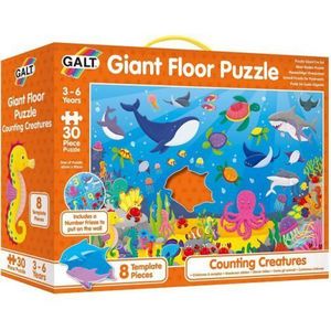 Puzzle podea: numaram animalute marine (30 piese) imagine