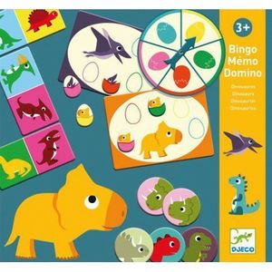 Bingo Memo Domino Dino Djeco imagine