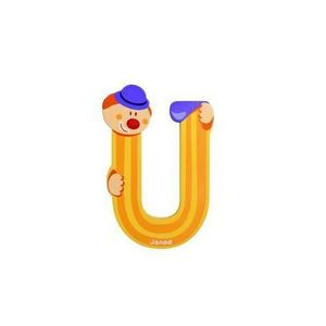 Clown litera u imagine