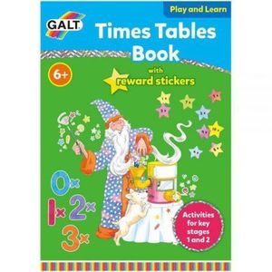 Carte cu activitati si abtibilduri - tabla inmultirii imagine