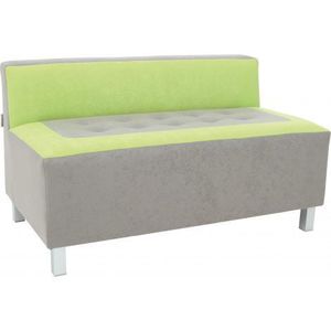Canapea Premium gri-verde lime imagine