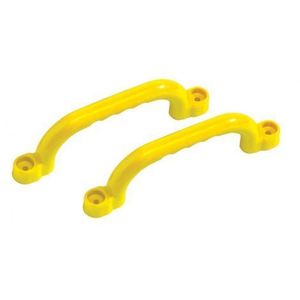 Set manere din plastic 25 cm Galben imagine