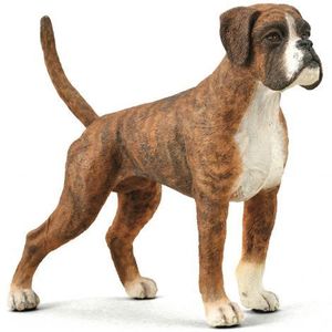 Figurina pictata manual caine Boxer imagine