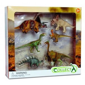 Set de 6 figurine pictate manual Dinozauri 1 89574 imagine