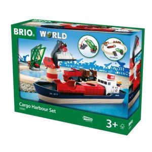 Set port cu nava de marfa 33061 Brio imagine