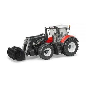 BRUDER - TRACTOR STEYR 6300 TERRUS CVT CU INCARCATOR FRONTAL imagine