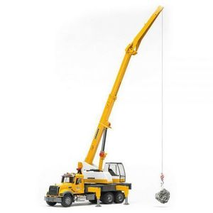 BRUDER - CAMION MACK GRANITE LIEBHERR CU MACARA imagine