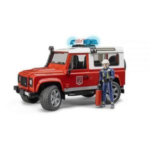 BRUDER - MASINA DE POMPIERI LAND ROVER DEFENDER SI POMPIER imagine