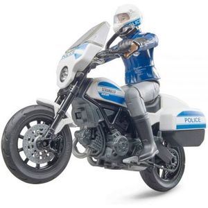 BRUDER - MOTOCICLETA DE POLITIE SCRAMBLER DUCATI SI POLITIST imagine