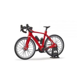 BRUDER - FIGURINA CICLIST CU BICICLETA DE CURSE imagine
