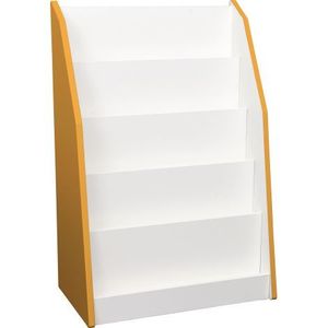 Quadro alb Biblioteca pentru gradinita culoare Portocaliu imagine