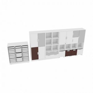 Set mobilier gradinita Quadro alb 77 Multifunctional imagine