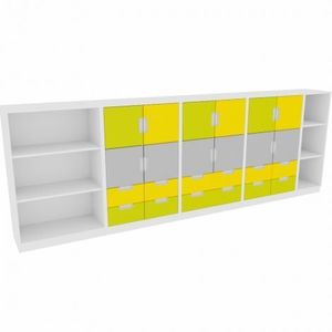Set mobilier gradinita Quadro alb 78 Multifunctional imagine
