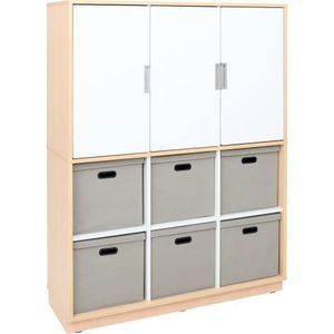 Set mobilier gradinita Quadro 96 artar cu alb imagine