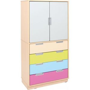 Set mobilier gradinita Quadro 102 artar cu alb imagine
