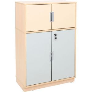 Set mobilier gradinita Quadro 104 artar cu alb imagine