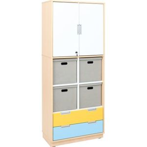 Set mobilier gradinita Quadro 105 artar cu alb imagine
