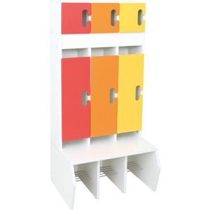 Set vestiare 3 usi Chameleon 5 alb imagine