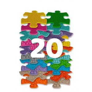 Set covorase ortopedice senzoriale puzzle Mini Puzzle Muffik imagine