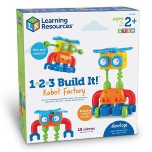 Hai sa construim - 1, 2, 3 robotel colorat imagine
