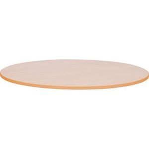 Blat de masa artar rotund Quadro cu cant portocaliu imagine