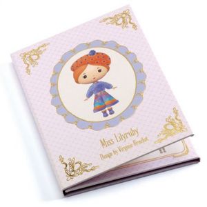 Set cu abtibilduri repozitionabile Djeco, Miss Lilyruby imagine