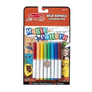 Carnet de colorat Modele magice Animale salbatice imagine