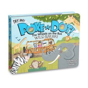 Carticica copii Caravana Safari - Poke-a-Dot Melissa & Doug imagine