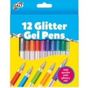 Set 12 pixuri cu gel si sclipici imagine