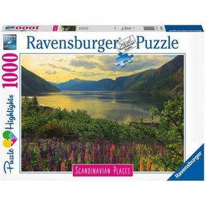 PUZZLE FIORD NORVEGIA, 1000 PIESE imagine