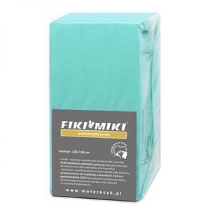 Cearsaf cu elastic jerse din bumbac Menta 120 60 cm imagine
