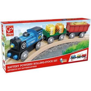 Hape Tren Marfar Cu Doua Vagoane imagine