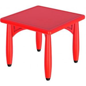 Masa rosie patrata din plastic masura 2 pentru gradinita imagine