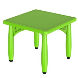 Masa verde lime patrata din plastic masura 2 pentru gradinita imagine